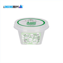 In-Mould Labeling Frozen Yogurt Plastic Container with Lid and Spoon